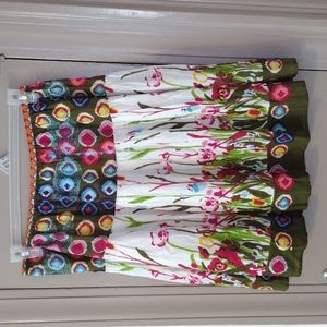 Fun floral, flowy skirt